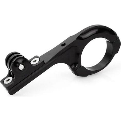 Support de guidon pour caméra d'action - Fixation vélo - Allongé - Noir - Avec sac de rangement (1/5)