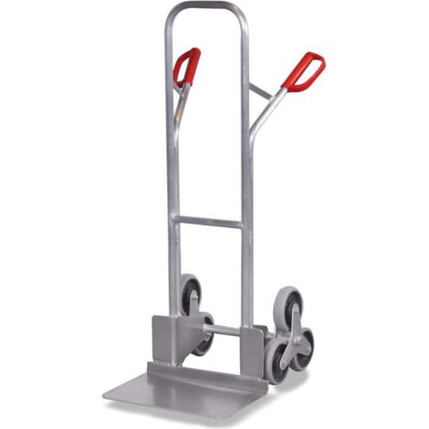 VARIOfit Aluminium Treppenkarre mit 2 dreiarmigen Radsternen Schaufel 480 x 295 mm (1/3)