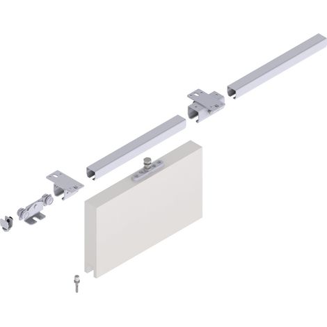 Gruppo portale scorrevole Pro 100 tetto blu verniciato L.2000mm peso massimo ala 100kg