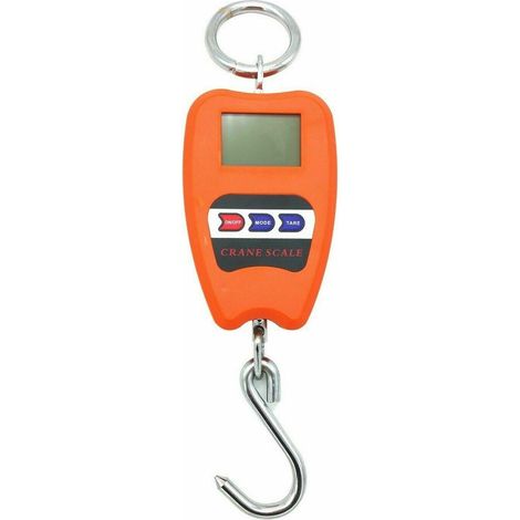 TRADE SHOP - Bilancia Digitale Professionale Gancio Dinamometro Molla 100 Kg Sospesa -