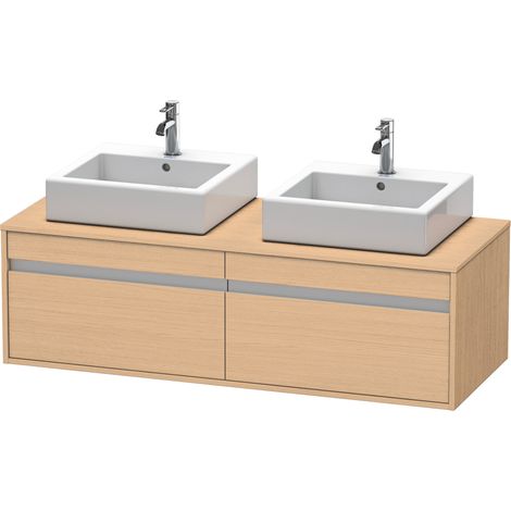 Mueble bajo de lavabo consola Ketho de Duravit, suspendido,