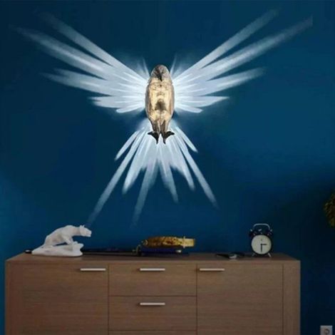 Lumière de Mur D'Atmosphère Moderne de Projecteur de Forme D' Lumière de Mur 3D A Imprimé L'Éclairage Animal (1/5)