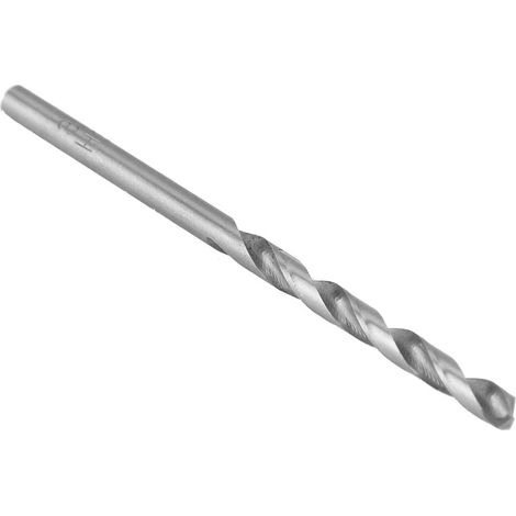 Foret hélicoïdal HSS 3mm à queue cylindrique, foret acier rapide pour perçage précis métal et bois, embout de perçage droit, outil de bricolage professionnel, mèche standard. (1/5)