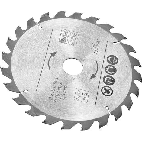 Lames de scie TCT 3 x 210 mm, 24T, 48T, 60T, disponibles exclusivement dans les entrepôts à l'étranger. (1/5)