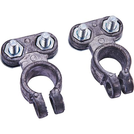 2pc Heavy Duty Battery Clamps - J0250 (1/4)