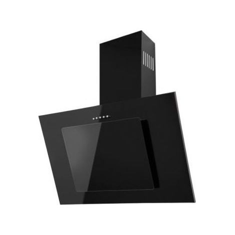 Azura Home Design – Hotte aspirante murale 90cm – Verre noir – 3 vitesses – Moteur silencieux 30-48 dB – Performance 390 m3/h – Éclairage LED 5W