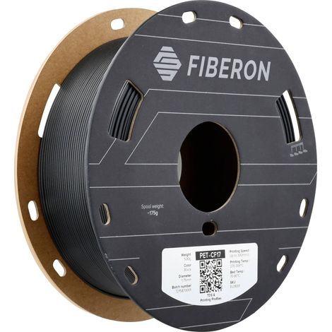 Filament imprimante 3D fiberon pet-cf17 haute résistance 500g (1/4)