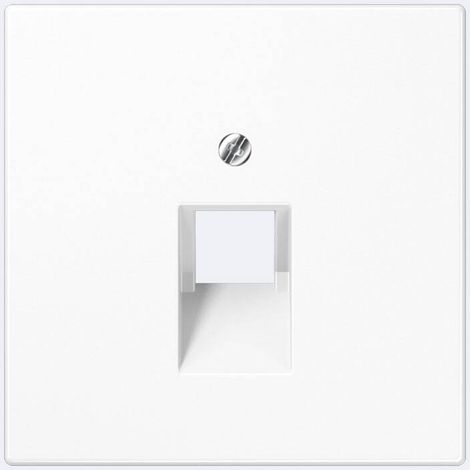 Copertura per telefono o presa dati RJ11-RJ45 BIANCO JUNG LS 969-1 UA WW (1/2)