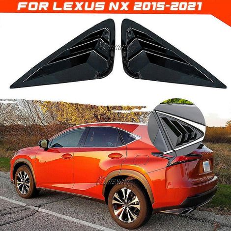 Paire de volets de ventilation latéraux noirs brillants pour Lexus NX 2015-2021 (1/4)