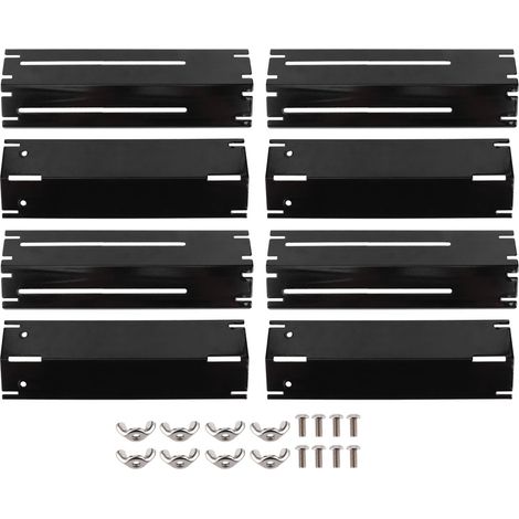 de 4 plaques de protection thermique réglables pour barbecue