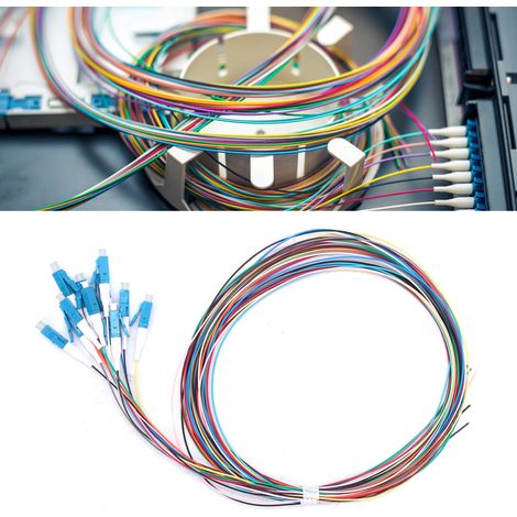 Câble optique monomode LC/UPC à 12 conducteurs avec faible perte d'insertion, 1,5 m (1/5)