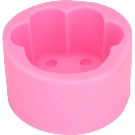 Moule en Silicone Souple Réutilisable Patte de Chat Chien pour Décoration Gâteau DIY - Rose Modèle 3 (1/5)
