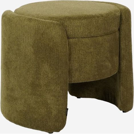 Pouf contenitore in tessuto