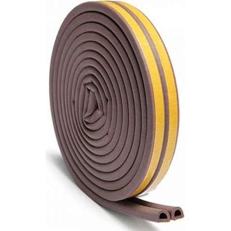 GUARNIZIONE ADESIVA PER PORTE FINESTRE PARAFREDDO PARASPIFFERI IN GOMMA (12110) (1/2)