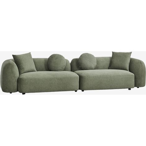 SKLUM 2-teiliges modulares Sofa aus Coco-Chenille                                   