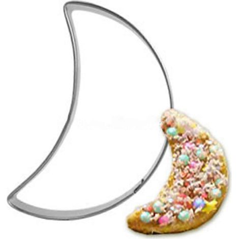 Emporte-pièce en acier inoxydable Ramadan Eid Mubarak Lune pour biscuits et pâtisseries (1/4)