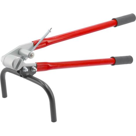 Doblador de hierro para canaletas, 630 mm, con soporte, alicates para doblar chapa (1/3)