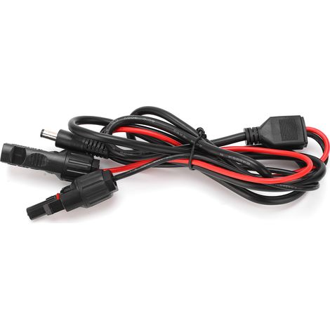 Câble de Charge solaire en laiton, cordon d'alimentation haute fréquence DC5521 pour appareils électriques 300V (1/5)