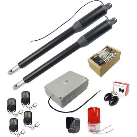 Kit d'ouvre-portes automatiques 200 Kgs Swing Gate Driver Actionneur Perfect Suit Opener Gate Engine Motor System Porte automatique pour accessoires de portail coulissant ( Color : Kit 7 , Size : 1 UK (1/5)