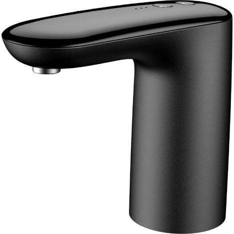 Pompe à bouteille d'eau Distributeur d'eau électrique portable USB Charge Commutateur automatique Pompe à eau potable pour bureau à domicile en plein air, Noir (1/5)
