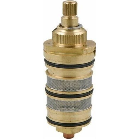 Robinet thermostatique de douche en laiton avec cartouche et poignée pour mitigeur de douche (1/4)