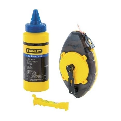 Powerwinder Kit Strip Lignes 30m + Poudre + Niveau De Corde 0-47-465 Stanley (1/3)