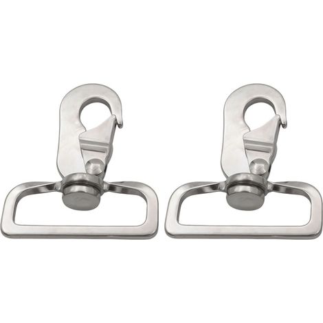 Set di 2 connettori per guinzaglio girevoli stabili -50mm