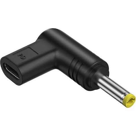 Adaptateur USB-C Femelle vers DC Mâle 12V pour Bandes LED, Routeurs, Enceintes - DC 4.0x1.7mm