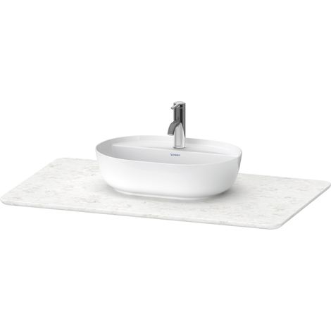 Consola de piedra de cuarzo LU9469 de Duravit Luv, anchura 988