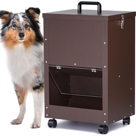 45L Automatic Gravity Feeder Metal for Large Breed Dogs (1/5)
