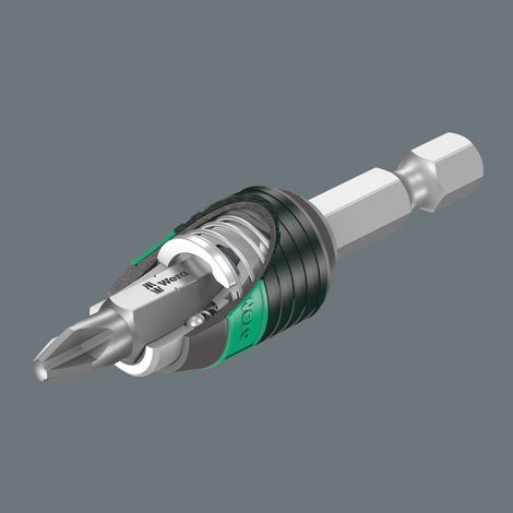 Wera, 889/4 R Porta-inserti universale Rapidaptor, 1/4 pollice x 100 mm x 1/4 pollice (1/5)