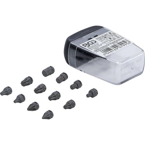 Jeu d Embouts Spéciaux 6,3 mm (1/4) - 6 pcs pour Art. 115 - Précision et Compatibilité, Acier - D-Work