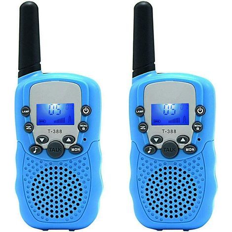 Kinder-Walkie-Talkie – 22 Kanäle – 5 km Reichweite – Integrierte Taschenlampe – Für Camping, Wandern und Outdoor-Spiele – 2er-Pack (1/5)