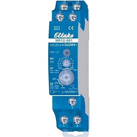 Eltako NR12-001-3X230V relé de supervisión azul