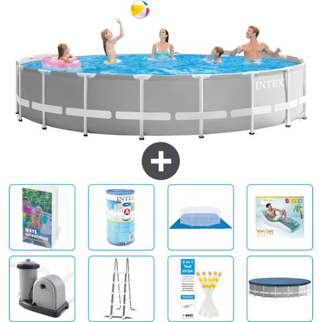Prism Frame Pool Rund - 549x122 cm - 9-teilig S635