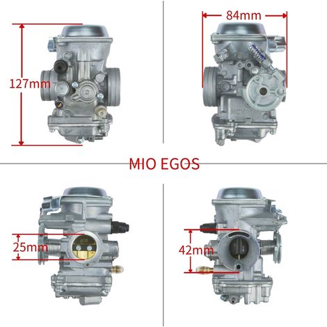 28D-E4901-20 Carburetor for YAMAHA MIO EGOS 110-125CC FINOVESPA (1/4)