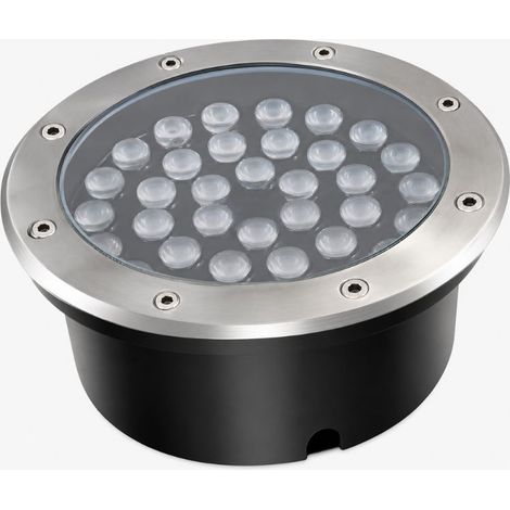 Spot LED Extérieur Encastrable IP67 24V Sol 36W 45° - Blanc Neutre  - SILUMEN
