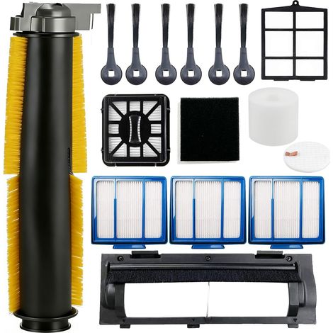 Pièce de Rechange Compatible avec IQ R101AE RV1001AE UR1100SRUS AV1002AE AV1010AE RV100AE EZ RV912S - Filtre à Brosse latérale/balayeuse - Coque de Brosse nettoyante (1/5)