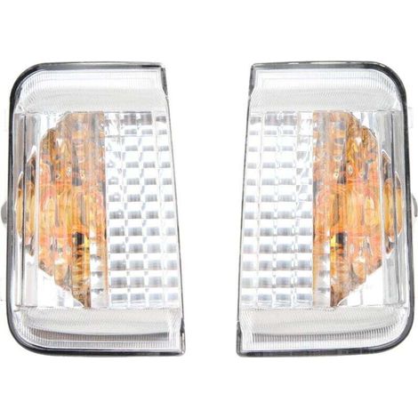 Couvercle de rétroviseur latéral 6325.H0, couvercle d'objectif de lampe indicateur de rétroviseur latéral pour Fiat Ducato 2006 à 2023 (1/5)