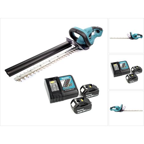 Makita DUH 523 RM2 Akku Heckenschere 18 V 52 cm + 2x Akku 4,0 Ah + Ladegerät