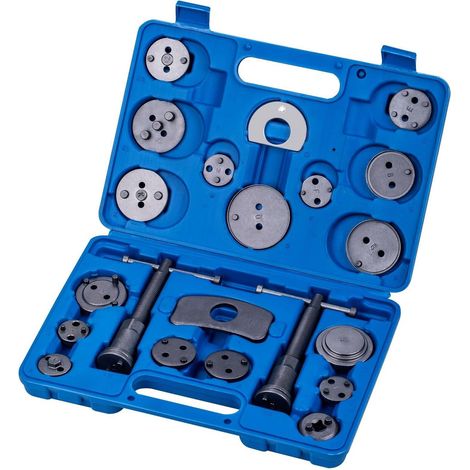 Dapetz ® 22pcs Universal Disc Brake Caliper Piston Reset Rewind Wind Back Tool Kit Front and Rear Disc Brake Piston Compression Sets For Replacement of Brake Pads (1/5)