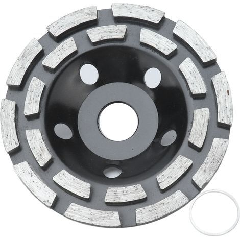 Kit de meule diamantée, disque de meuleuse à faible Vibration, noir pour pierre et béton, diamètre 125mm (1/5)