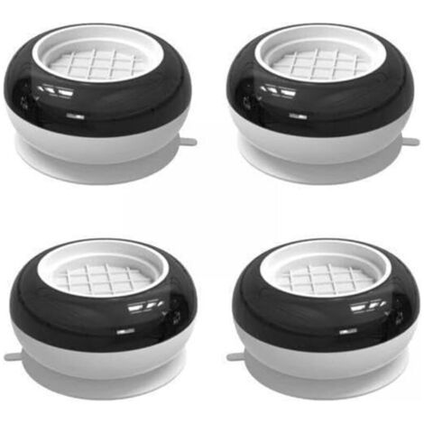 CSPARKV 4x Coussinets de Pied de Base de Machine à Laver Coussinets de Pied de Machine à Laver Universels Coussinets Anti-Vibrations Silencieux Épais Antid