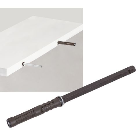 Supporto per mensola marrone, maniglia incassata, 12x120 (1/4)