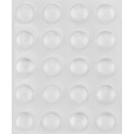Almohadillas autoadhesivas de silicona de 10 mm, 20 unidades. (1/5)
