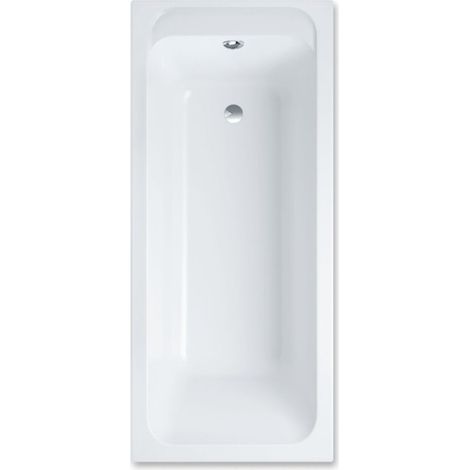 Villeroy & Boch – Baignoire rectangulaire acrylique 1400 x 700 x 485 mm – Antidérapante – Pour 1 personne – Dimensions du fond 970 x 420 mm