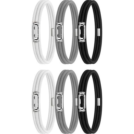 Lot de 6 tendeurs de poubelle, cordons élastiques réglables pour grandes poubelles, compatibles avec les poubelles de 8 à 33 gallons, attaches multi-usages (1/5)