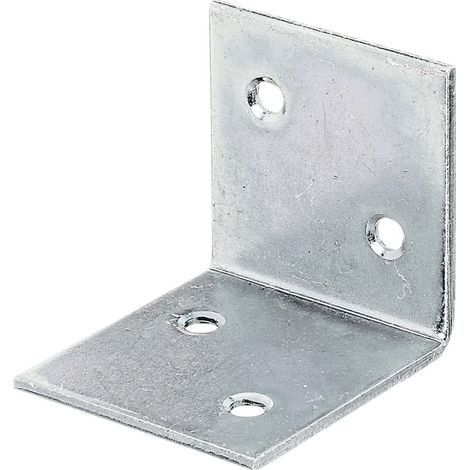 Equerre large 40x40x40mm jaune zinguée (1/3)