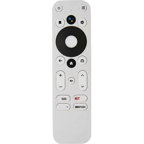 Ersetzen Sie die Sprachfernbedienung Ihrer Android 4K UHD TV-Box durch eine weiße Bluetooth-Sprachfernbedienung für die Modelle KM2 und KM2 PLUS. Weiß (1/5)