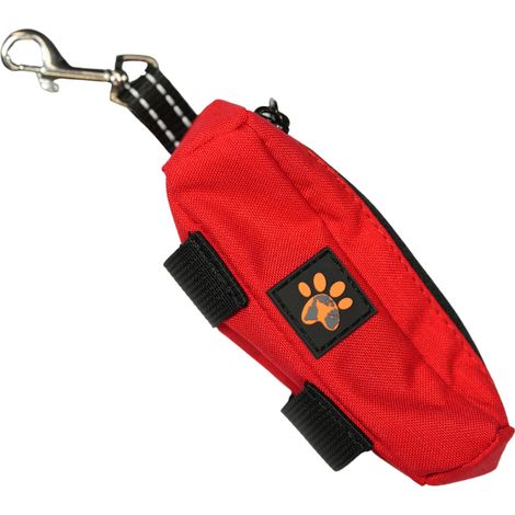 JoQu® Classic Dog Poop Bag Case, Rosso